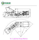 CE blanc ISO9001 de machine de grattoir de transport de charge de moteur diesel de Deutz