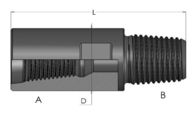 Carbure de tungstène/Femelle-Mâle de haute résistance de sous-marin des outils de perçage de l'acier allié DTH DTH