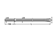 perceuse intégrale Rod Heat Treatment Process d'acier à molybdène du chrome h22