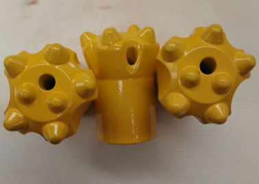 Peu de foret efficace jaune de bouton de charbonnage pour le soufflage de forage