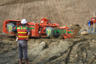 Déchargeur de transport de charge d'extraction au fond avec le bras concret de robot de béton projeté, KSQ RL-2 LHD