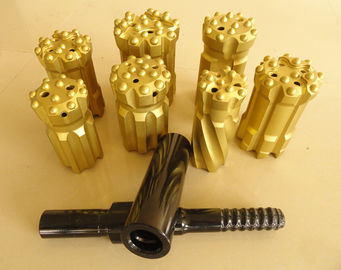 Peu de perceuse de carbure de tungstène de T38 T45 T51 avec boutons sphériques/ballistiques