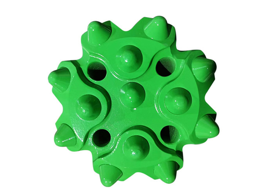 T38 - 89mm pour le forage de roches boutons sphériques / balistiques à filetage