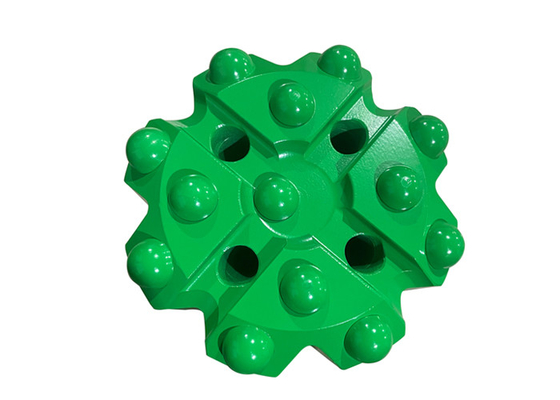 Bouton de rétraction vert/bleu pour pièces minières de roche de dur à moyen dur T-WIZ60-115