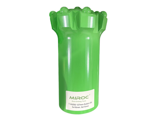 Outils de perçage de roche à marteaux de pointe T-WIZ60 102 mm boutons de bouton de fil pour carrière et exploitation minière