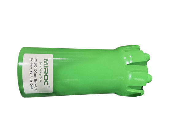Outils de perçage de roche à marteaux de pointe T-WIZ60 102 mm boutons de bouton de fil pour carrière et exploitation minière
