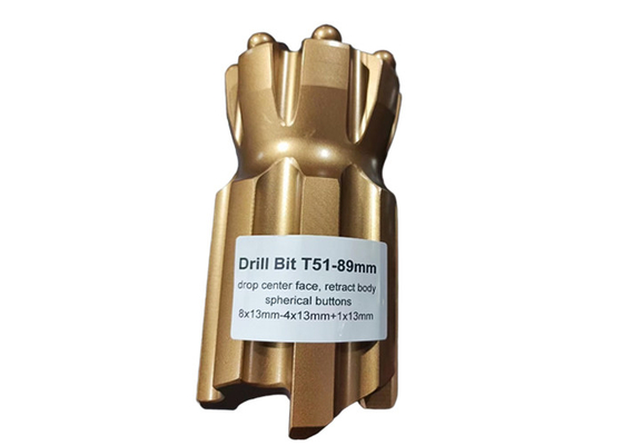 T51-89mm Forage à carbure de tungstène rétracté pour des performances de forage durables