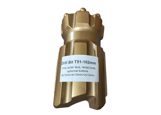 89 mm-127 mm T51 Diamètre perceuse rétractable pour le forgeage de tunnels Type de traitement