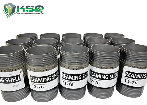 T2-76mm Outils de forage du noyau Reamers Reamiing Shell pour une efficacité accrue de l'exploration minérale