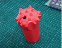 Acier au manganèse en pierre de peu de perçage de T45 76mm haut avec le bouton conique