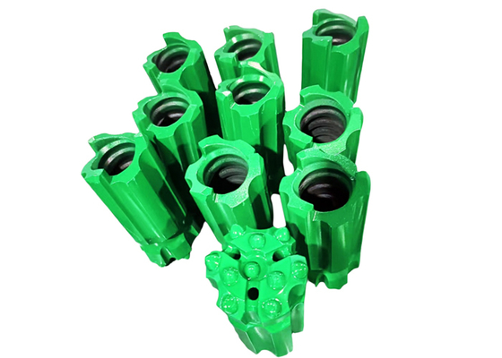 Foret à bouton balistique T45 de 89 mm, rétractable, mèches de forage T45 pour l'exploitation minière