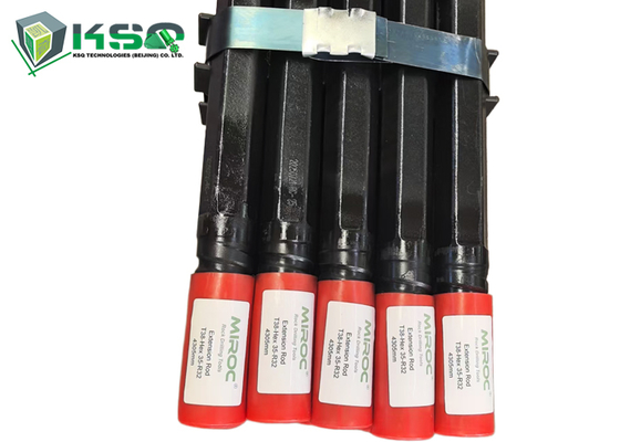 T38-Hex 35-R32 4305 mm Rameau d'extension de forage dans la roche