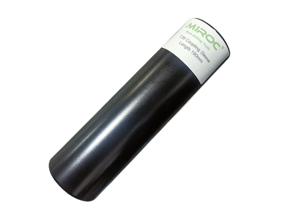 Tige de forage filetée T45-210mm pour le forage de roche / Manchon de couplage pour l'exploitation minière T38-190mm