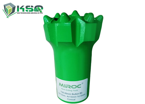 T38 Buttons de perçage à filetage pour les mines