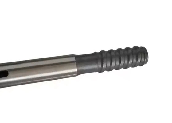 Adaptateur de queue forgé en acier à haute teneur en manganèse T38 HD155 avec pince pour forage de roche à percussion supérieure, tunnelier et exploitation minière