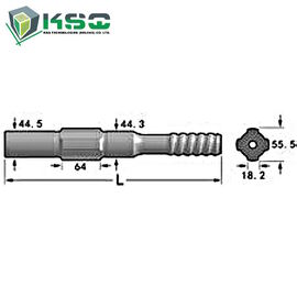 Adaptateur URD475, URD550, VL120, EVL130, VL140, F-16 de jambe de foret d'Ingersoll-Couche-point