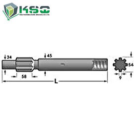 Adaptateur HBM 50, HBM 100, HBM 120, HBM 101 de jambe de foret de SIG