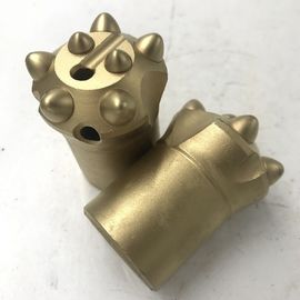 Forage de roche conique par 38mm conique d'outil à pastilles de perceuse de roche mordu pour Mitsubishi avec la ligne de rinçage