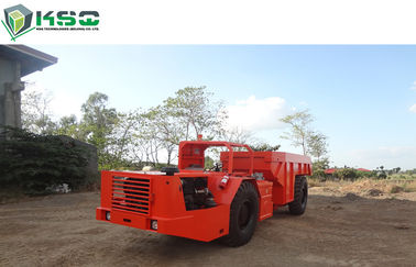 Camion à benne basculante au fond hydraulique de profil bas de 12 tonnes pour le perçage d'un tunnel ferroviaire