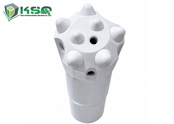 R25 36mm Flat Face Button Bit With 7 Conical Carbide Buttons For Rock Drilling