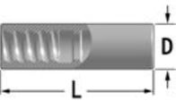T45 douilles d'accouplement standard de la longueur 210mm pour des outils de perçage d'extraction au fond