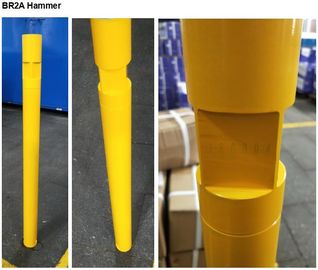 Le BR2/BR3 2" DTH martèle la basse couleur de jaune de marteau de BR2 de pression atmosphérique de perçage bon