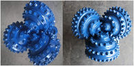 Hard rock tricône de carbure de tungstène de peu de perceuse de roche de couleur du bouton 12-1/4 '' de rouleau en acier bleu d'IADC537 TCI
