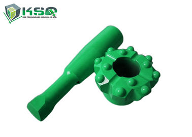 L'alésage du forage de roche du peu 12° usine le diamètre 40mm de l'adapteur -pilote 12° pour les grands trous 35° de coupe