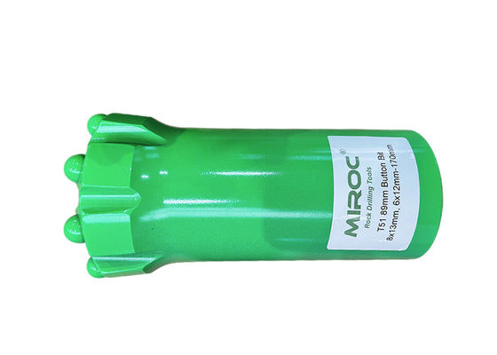 Peu de perceuse supérieur de bouton de fil de carbure de tungstène de marteau de T51 89mm