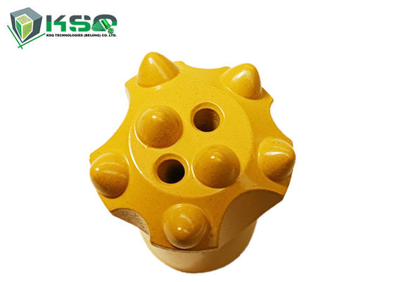 Peu de perceuse de bouton de roche d'alliage d'acier au carbone peu de perceuse de roche de carbure de 11 degrés 38mm