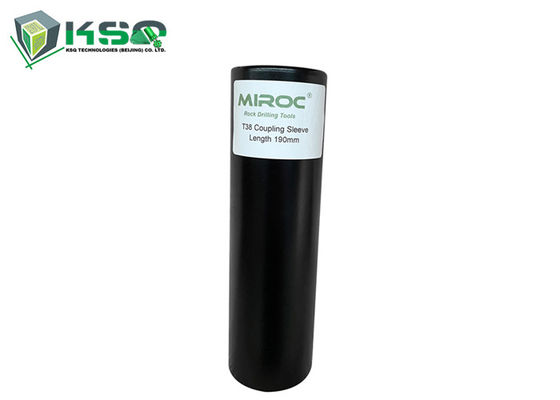 Le carbure de T38 190mm a incliné les douilles d'accouplement droites de forage de roche de jambe