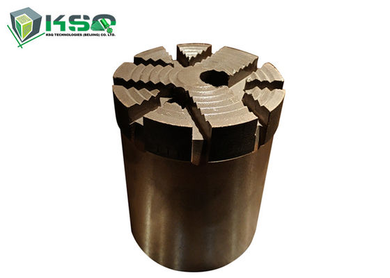 76mm nq creusent non Diamond Hole Drill Bits For semi-dur à la formation dure