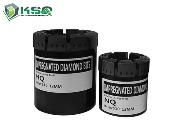 Formations denses imbibées de nq Diamond Core Drilling Bit For alésant des coquilles