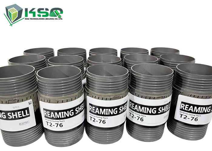 T2-76mm Outils de forage du noyau Reamers Reamiing Shell pour une efficacité accrue de l'exploration minérale