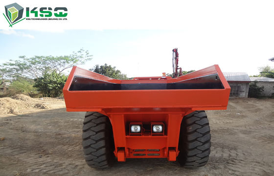 RT - 20 Heavy Duty Dump Truck With DANA Axles For Roadway / Railway Tunneling Underground Mining dump truck
