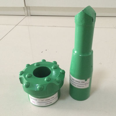 Green Rock Drilling Reaming Drill Bit Diameter 64mm - 127mm Pilot Adapter