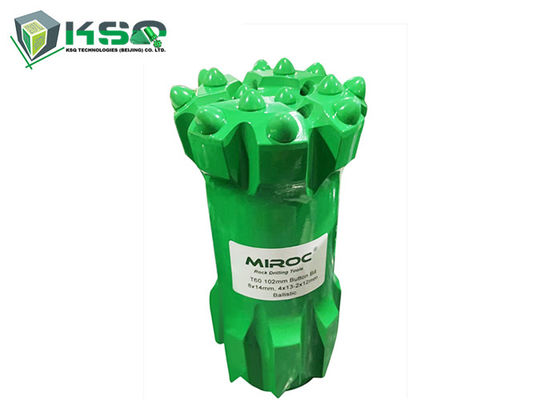 Foret de bouton de roche de corps de Retrac de matériel d'acier de carbure de diamètre de T60 102mm