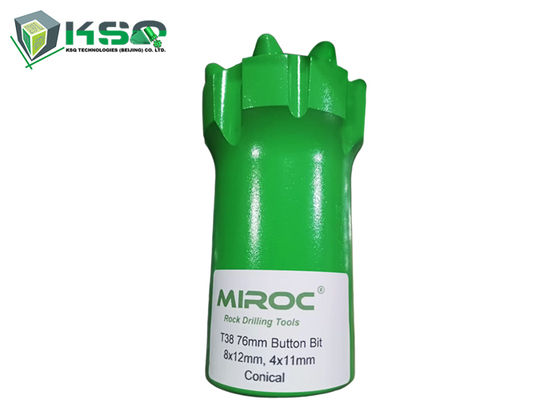 Outils de forage au carbure de tungstène T38 76mm, 102mm, foret à bouton pour marteau perforateur