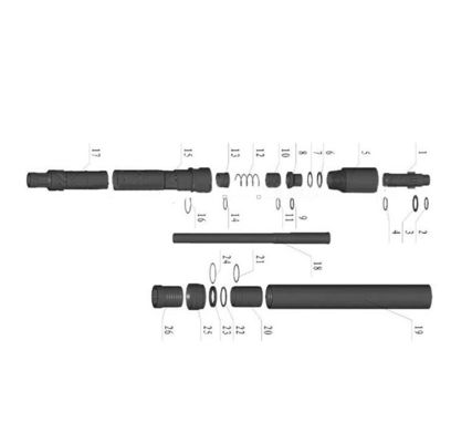Marteau perforateur DTH polyvalent pour diverses applications de forage Trou 60-305mm