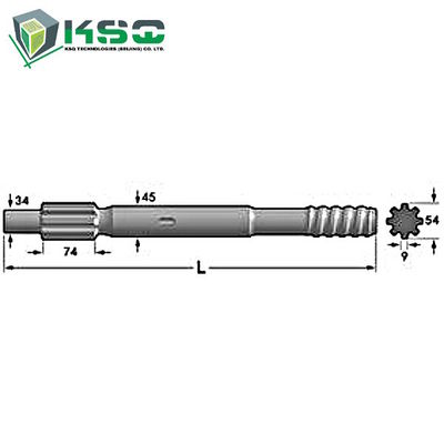 Adaptateur COP1238 de jambe de foret de Copco d'atlas