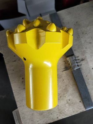 Insertions filetées de carbure de tungstène d'outils de perçage de hard rock d'exploitation de bouton