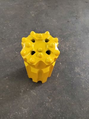 Peu de perceuse de bouton de carbure de tungstène R32 fileté 76mm trous du centre 4 de baisse de peu de perceuse de Retrac de 3 pouces