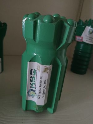 Peu de perceuse escamotable ballistique fileté par 76mm mou d'outil à pastilles du forage de roche T45 avec la pénétration rapide