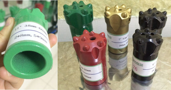 Le peu de perceuse conique de burin pour le petit forage de roche de trou a effilé 7 11 outil à pastilles de 12 degrés