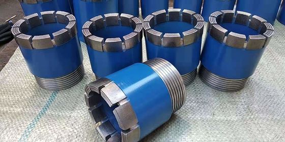 Diamètre aggloméré pressé chaud simple de peu de perceuse d'astuce de diamant de tube 28 - 200mm