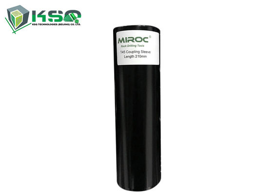 douilles d'accouplement de perceuse de diamètre de 33mm-76mm pour la roche/perceuse Rod, couleur noire d'exploitation