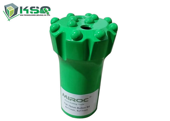 Peu de perceuse plat durable de roche de bouton de la forme T38 76mm