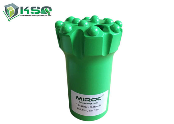 T45 ballistique/sphérique pour le long peu de perceuse de bouton de diamètre du perçage 89mm de trou