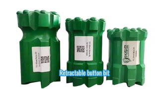 Foret à bouton rétractable en carbure MIROC 89 mm T51 pour carrière minière